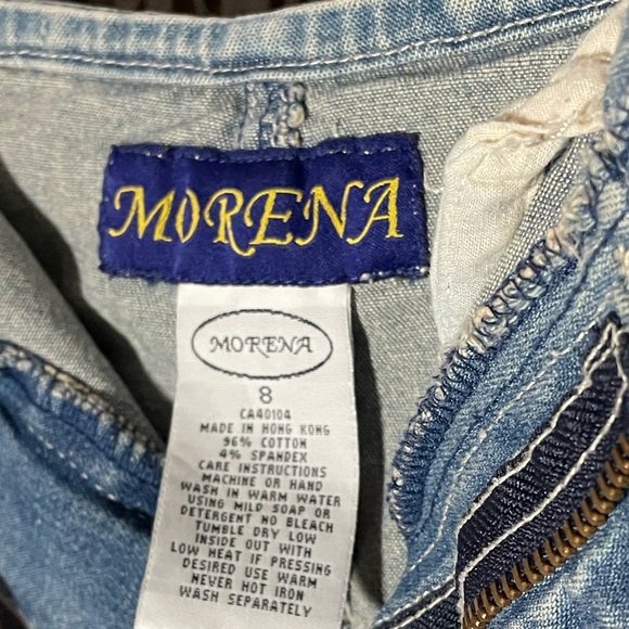 Low rise denim maxi skirt - Picture 4 of 6